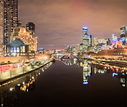 호주 시드니 야경 전경